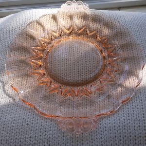 Vintage Peach Viking Platter